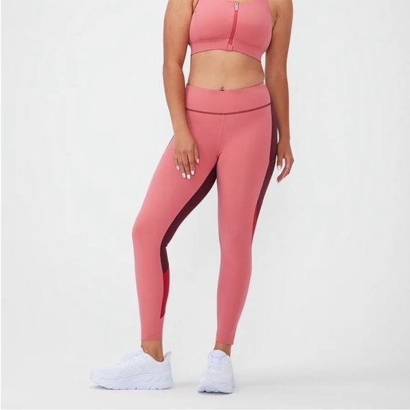 Outdoor Voices Pants - NWT Outdoor Voices Zoom Legging Desert Rose/Shiraz/Pomegranate SIZE SMALL